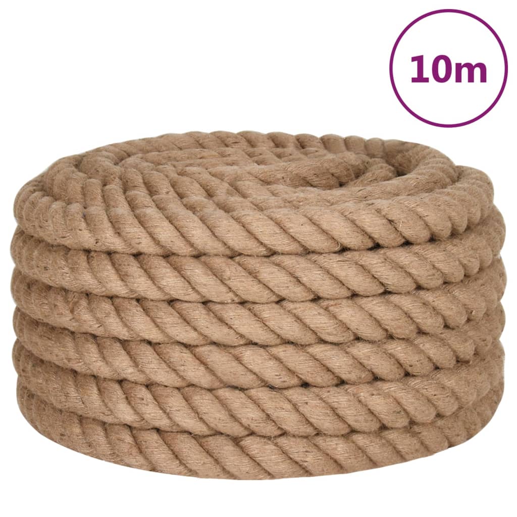 Cuerda de yute 10 m de longitud y 30 mm de grosor