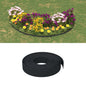 Bordura de jardín polietileno gris 10 m 10 cm