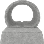 Rascador para gatos con túnel y escalera gris claro 55,5 cm