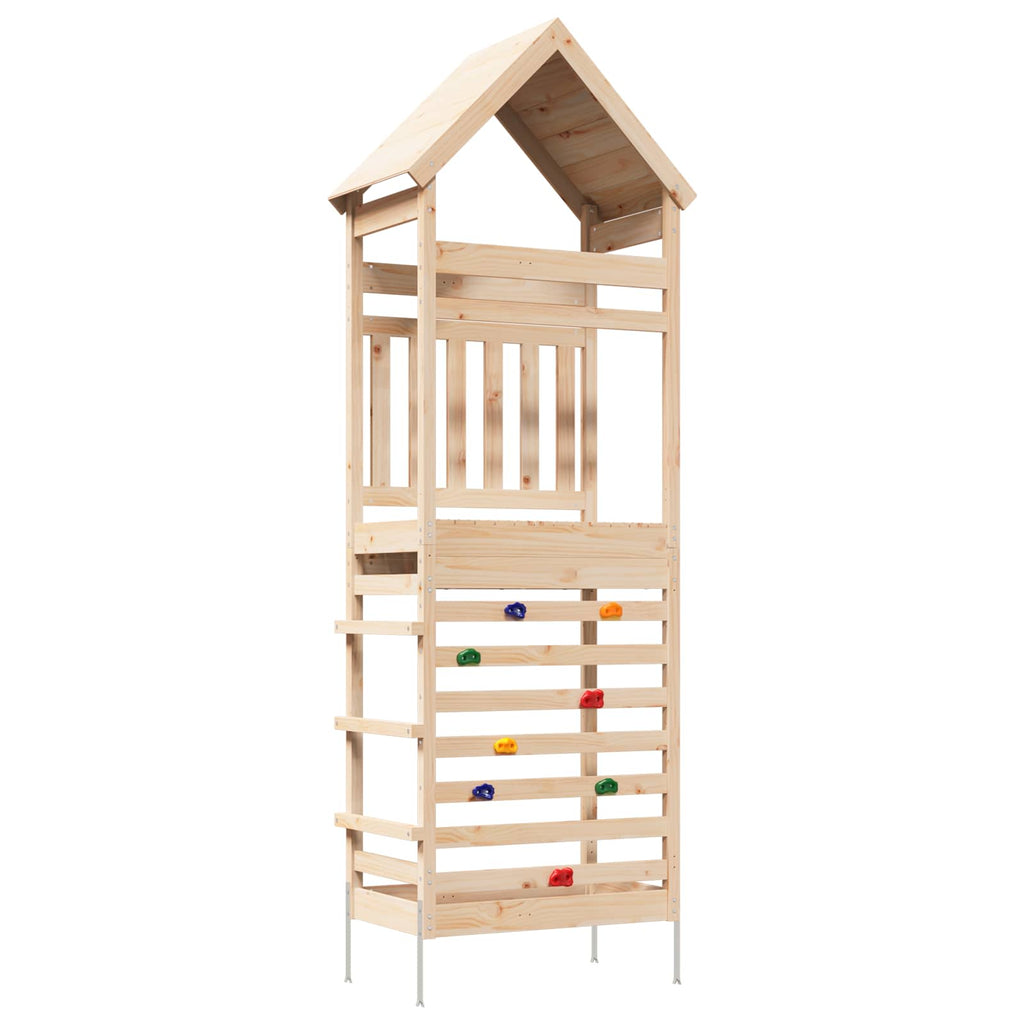 Torre de Juego al Aire Libre Natural Pino macizo