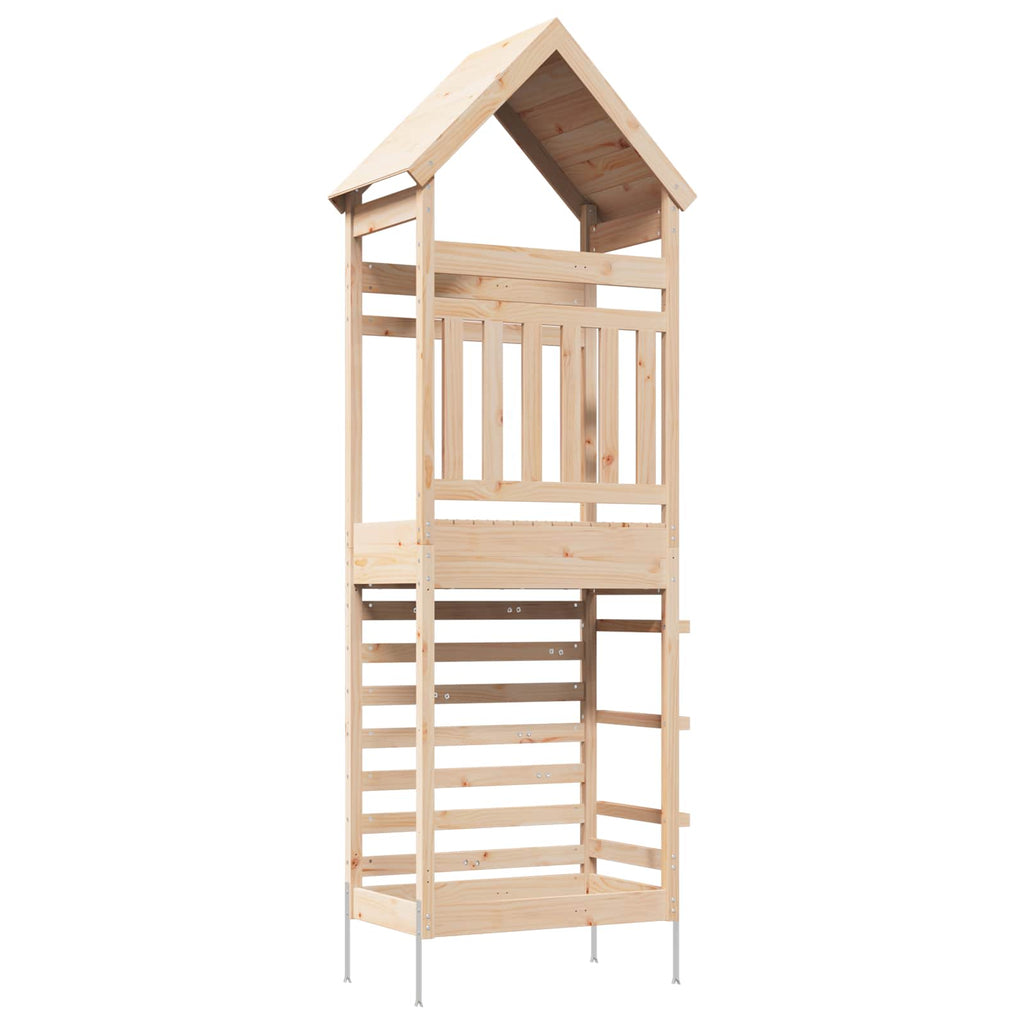 Torre de Juego al Aire Libre Natural Pino macizo