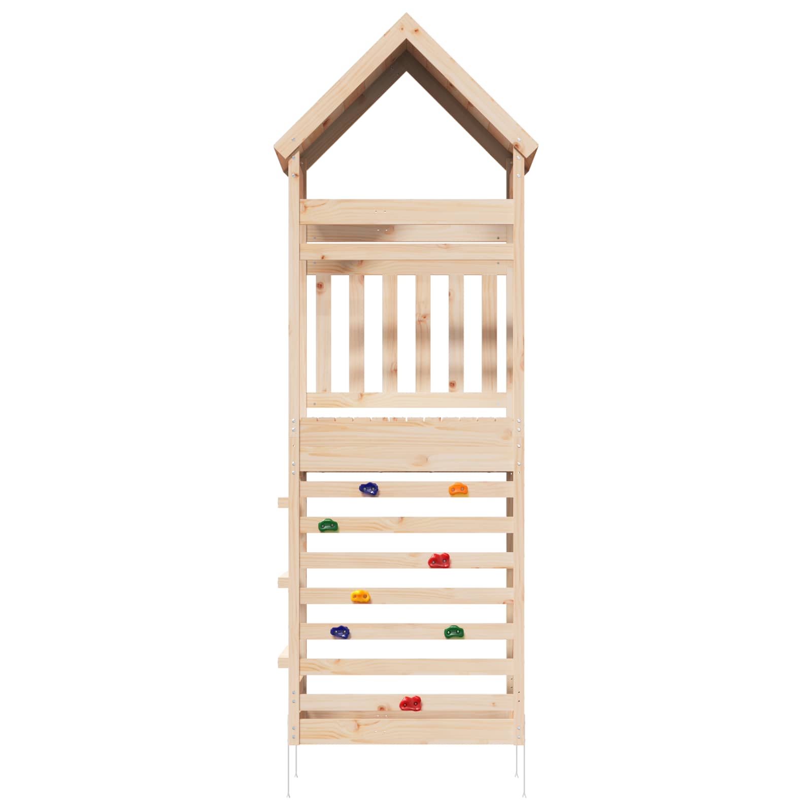 Torre de Juego al Aire Libre Natural Pino macizo
