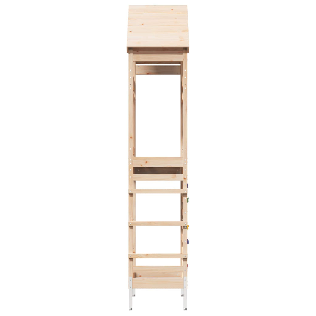 Torre de Juego al Aire Libre Natural Pino macizo