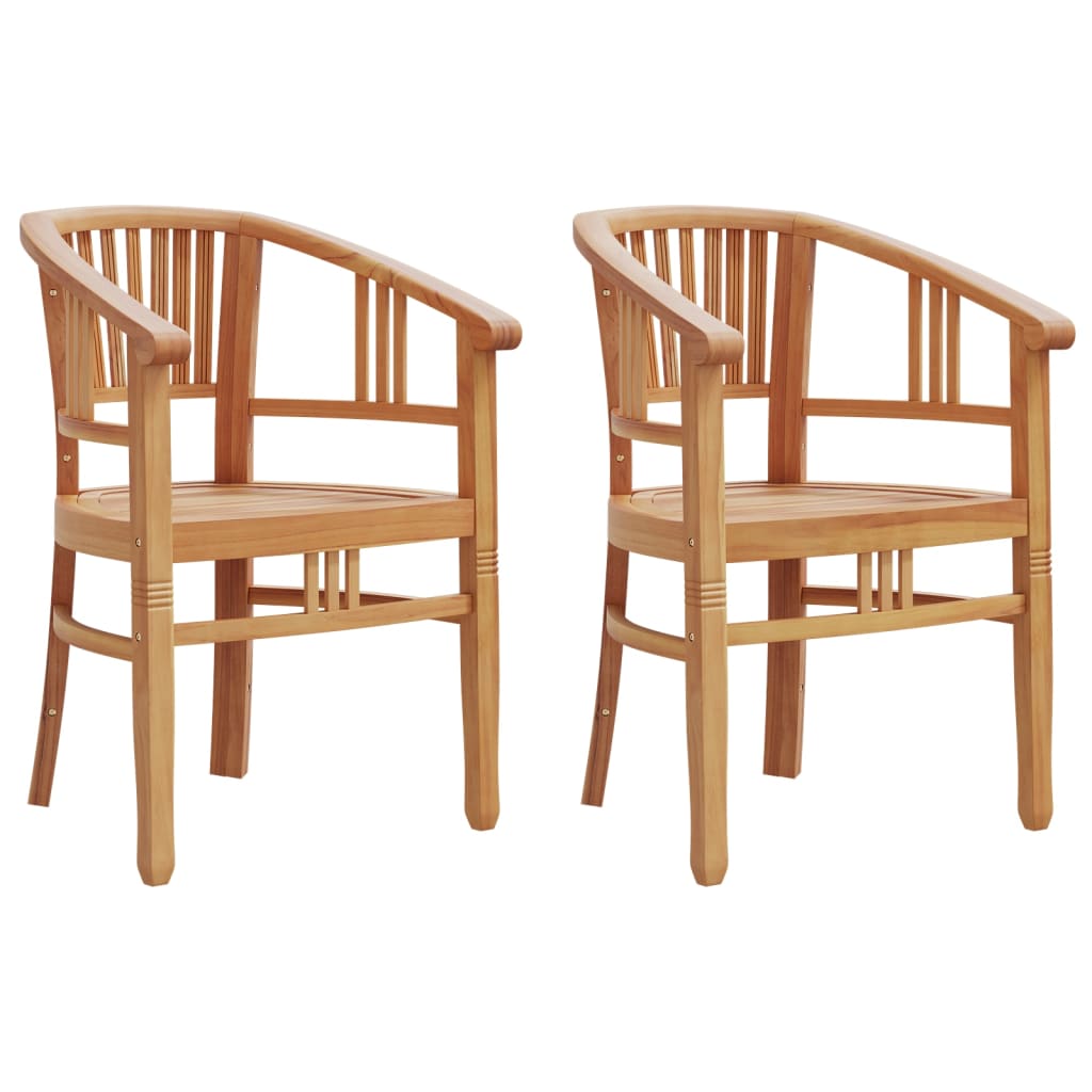 Juego de comedor para jardín 3 pzas madera maciza de teca