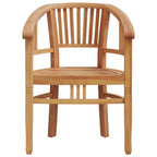 Juego de comedor para jardín 3 pzas madera maciza de teca