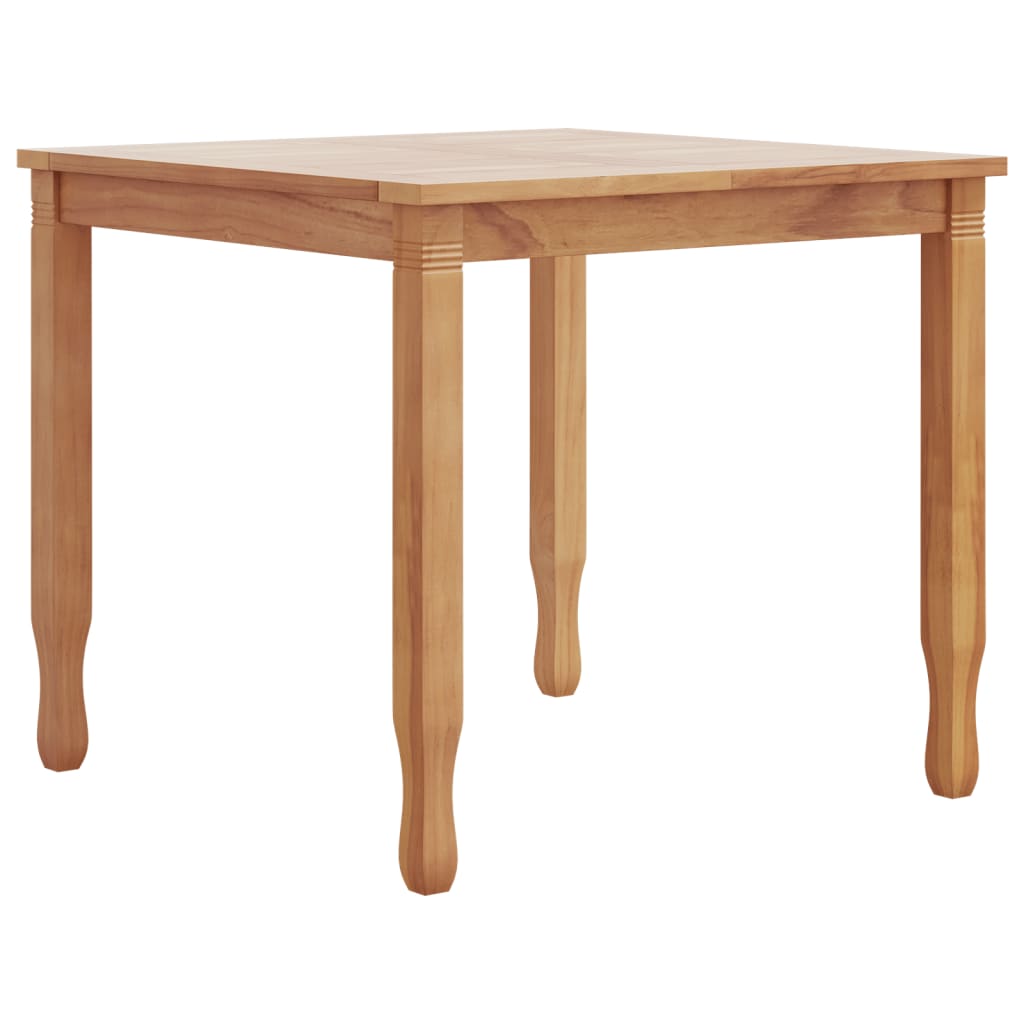 Juego de comedor para jardín 3 pzas madera maciza de teca