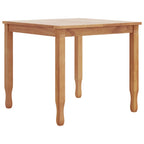 Juego de comedor para jardín 3 pzas madera maciza de teca