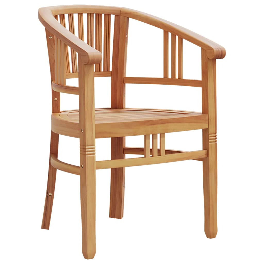 Juego de comedor para jardín 5 piezas madera maciza de teca