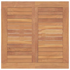 Juego de comedor para jardín 5 piezas madera maciza de teca