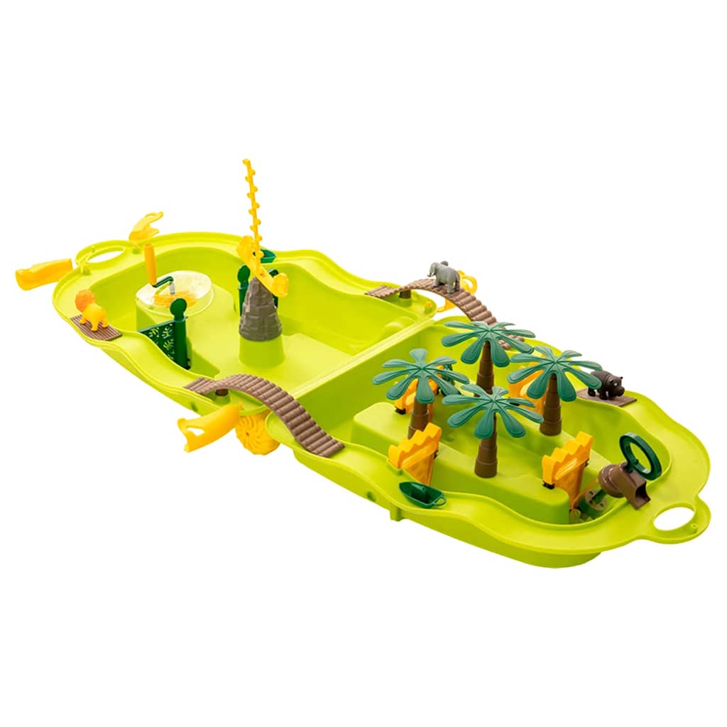 Suitcase with jungle aquatic play set, polypropylene, 51x21.5x66.5 cm
