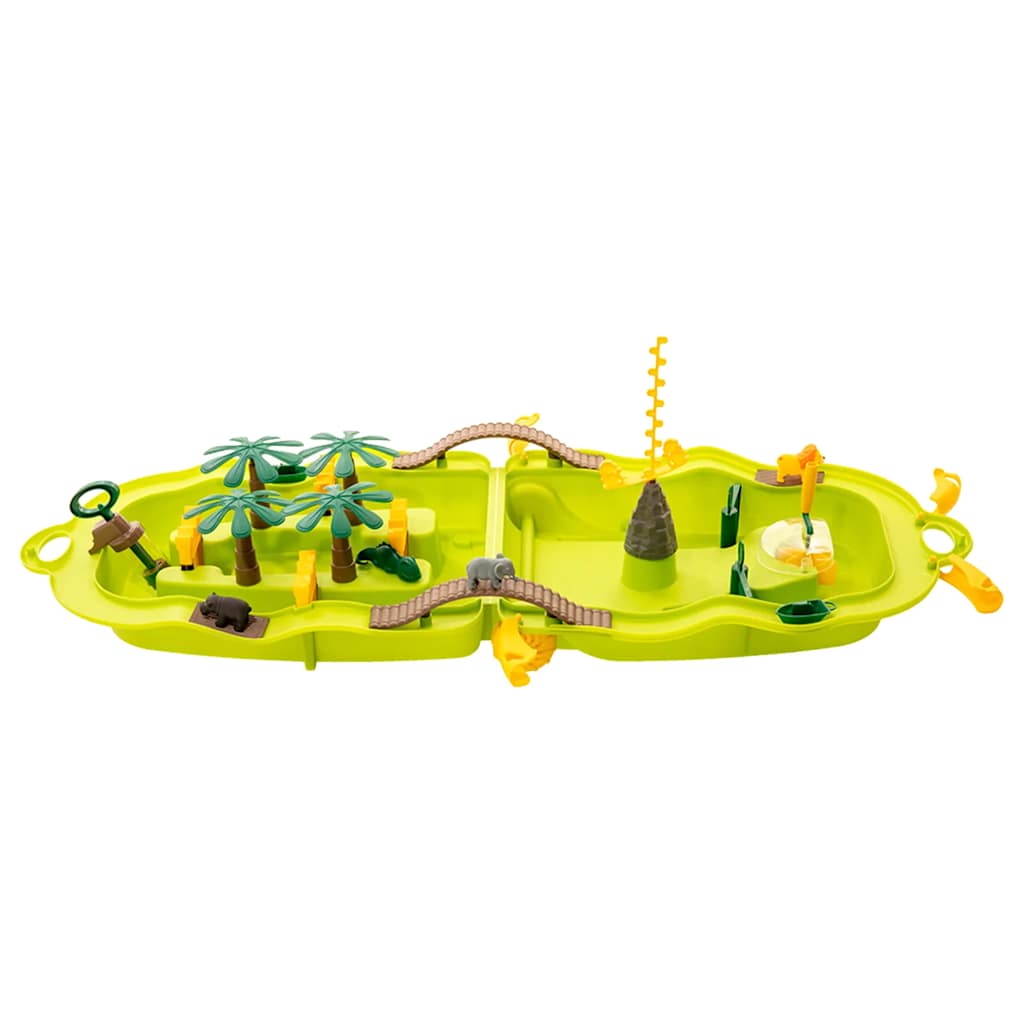 Suitcase with jungle aquatic play set, polypropylene, 51x21.5x66.5 cm