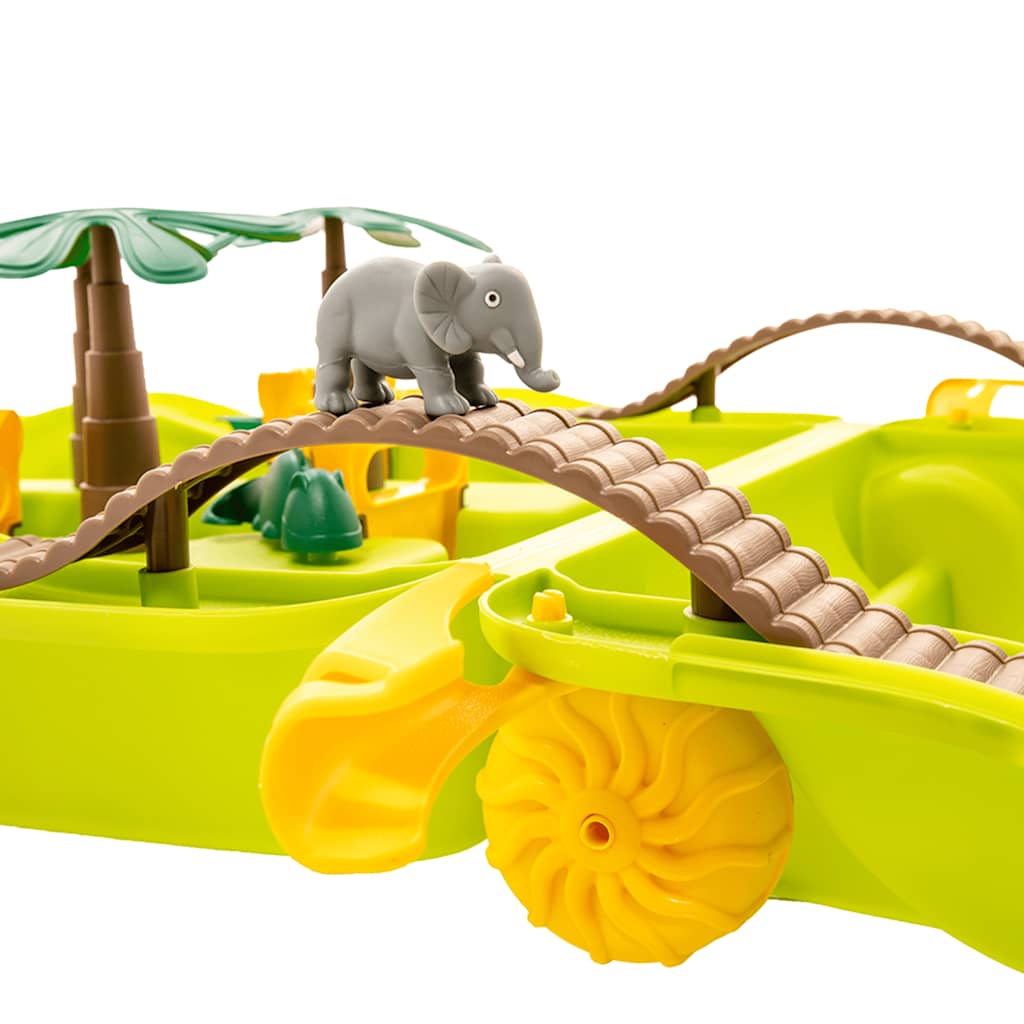 Suitcase with jungle aquatic play set, polypropylene, 51x21.5x66.5 cm