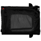 Remolque de bicicleta mascotas hierro tela Oxford negro