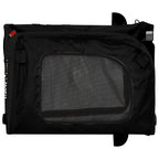 Remolque de bicicleta mascotas hierro tela Oxford negro