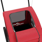 Remolque de bicicleta mascotas hierro tela Oxford rojo