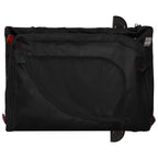 Remolque de bicicleta mascotas hierro tela Oxford negro