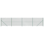Cerca de alambre con brida verde 1,6x10 m