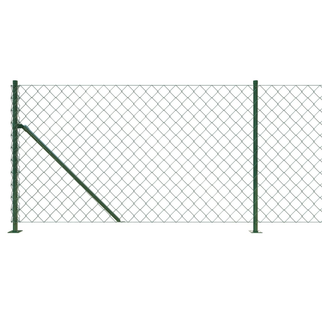Cerca de alambre con brida verde 1x25 m