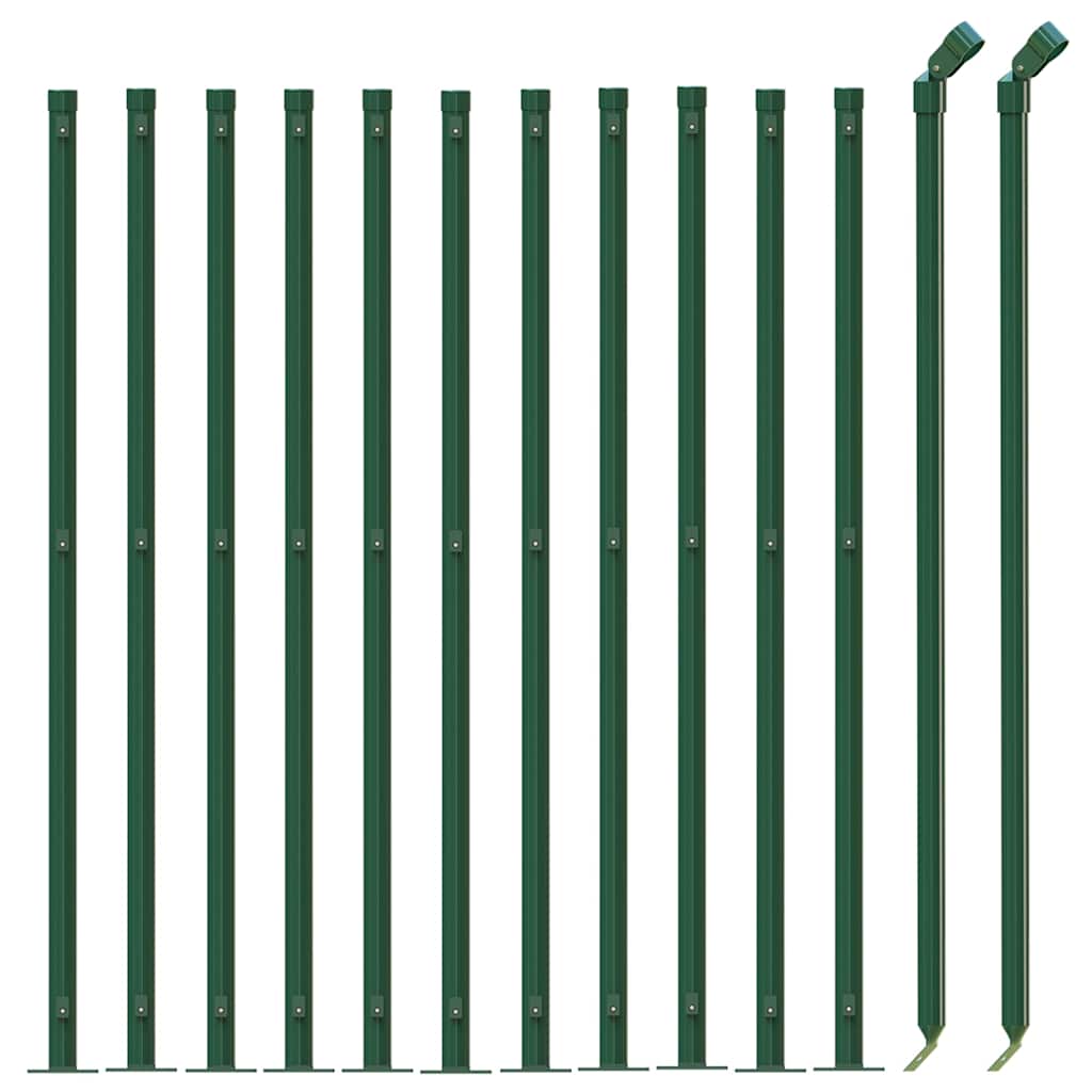 Cerca de alambre con brida verde 1,1x25 m