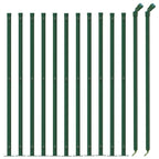 Cerca de alambre con brida verde 1,1x25 m