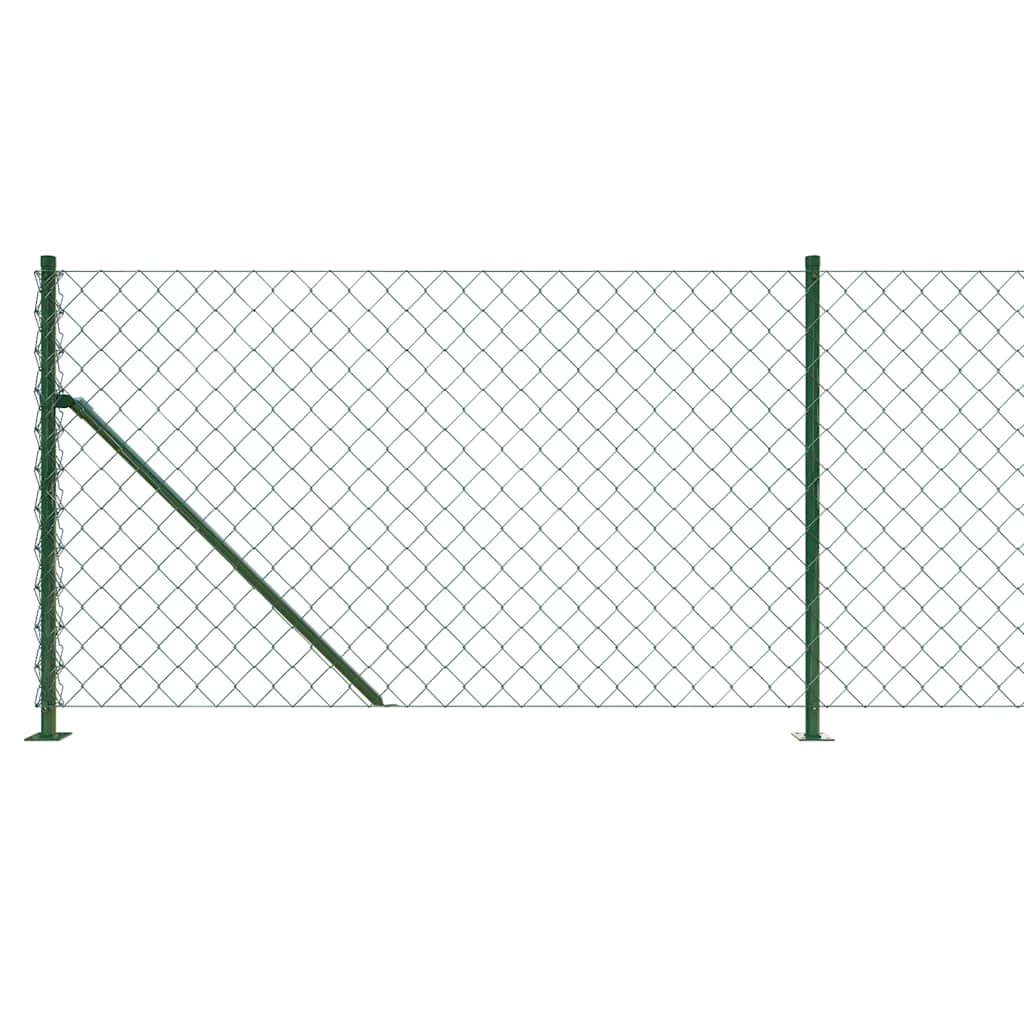 Cerca de alambre con brida verde 1,1x25 m