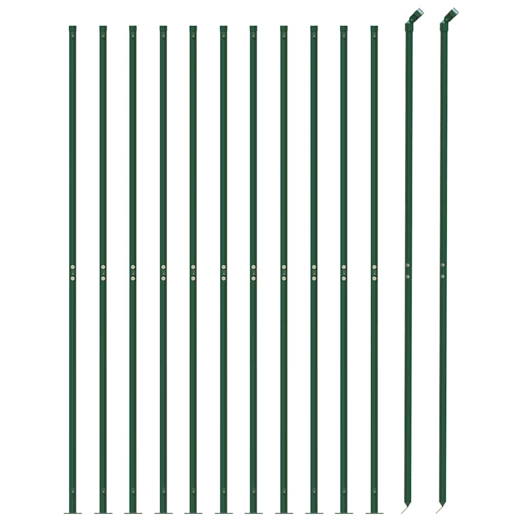 Cerca de alambre con brida verde 1,4x25 m