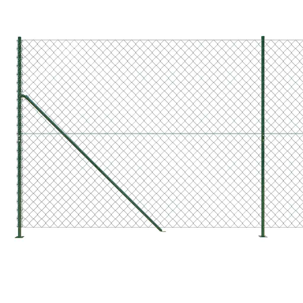 Cerca de alambre con brida verde 1,4x25 m