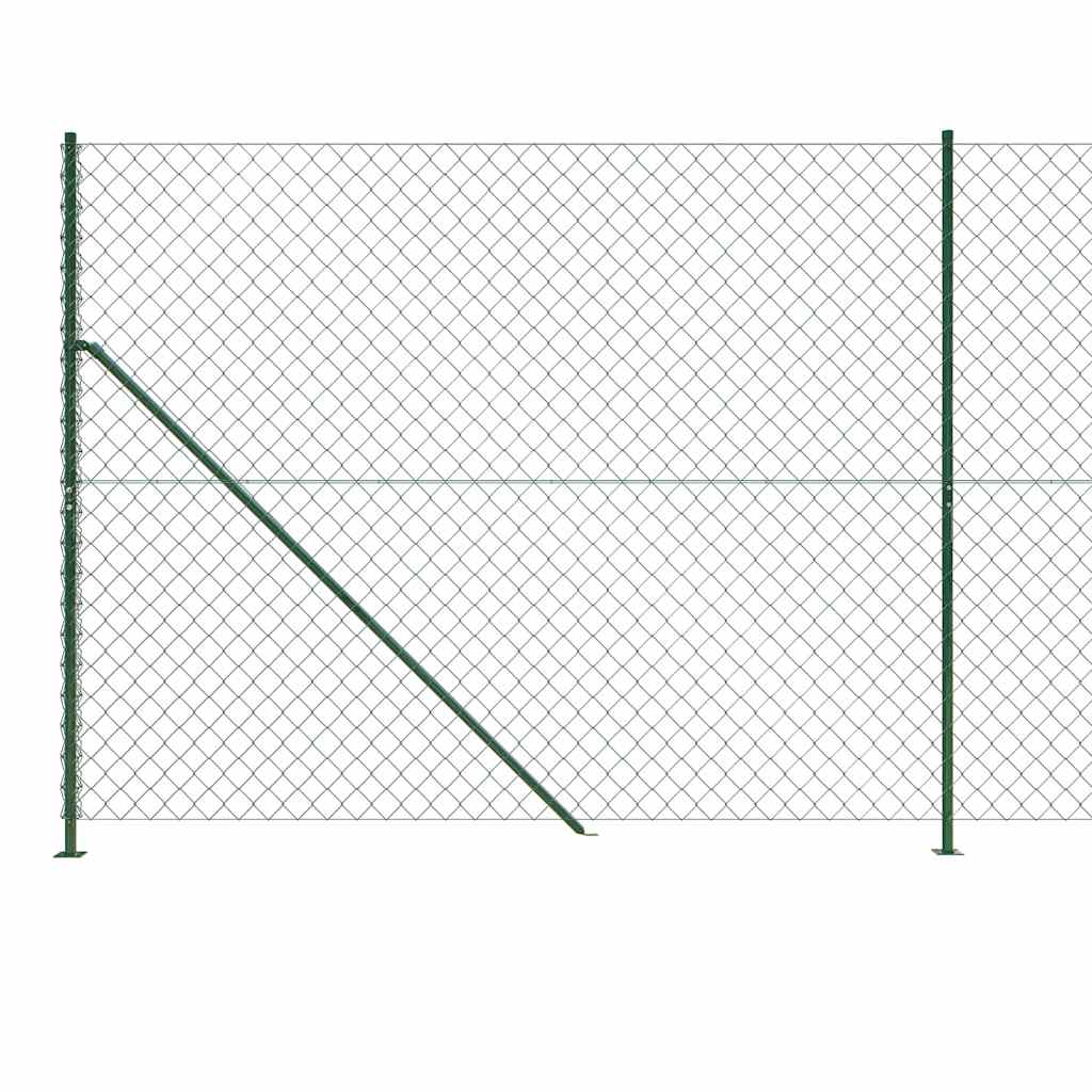 Cerca de alambre con brida verde 1,8x25 m