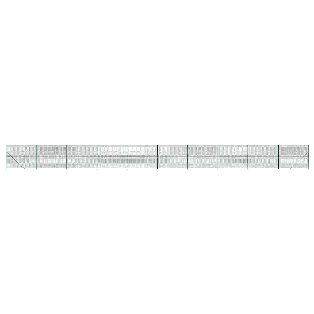 Cerca de alambre con brida verde 2x25 m