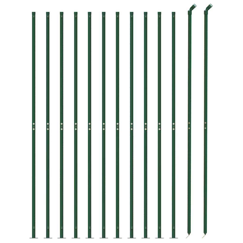 Cerca de alambre con brida verde 2x25 m