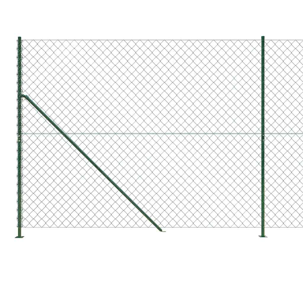 Cerca de alambre con brida verde 2x25 m