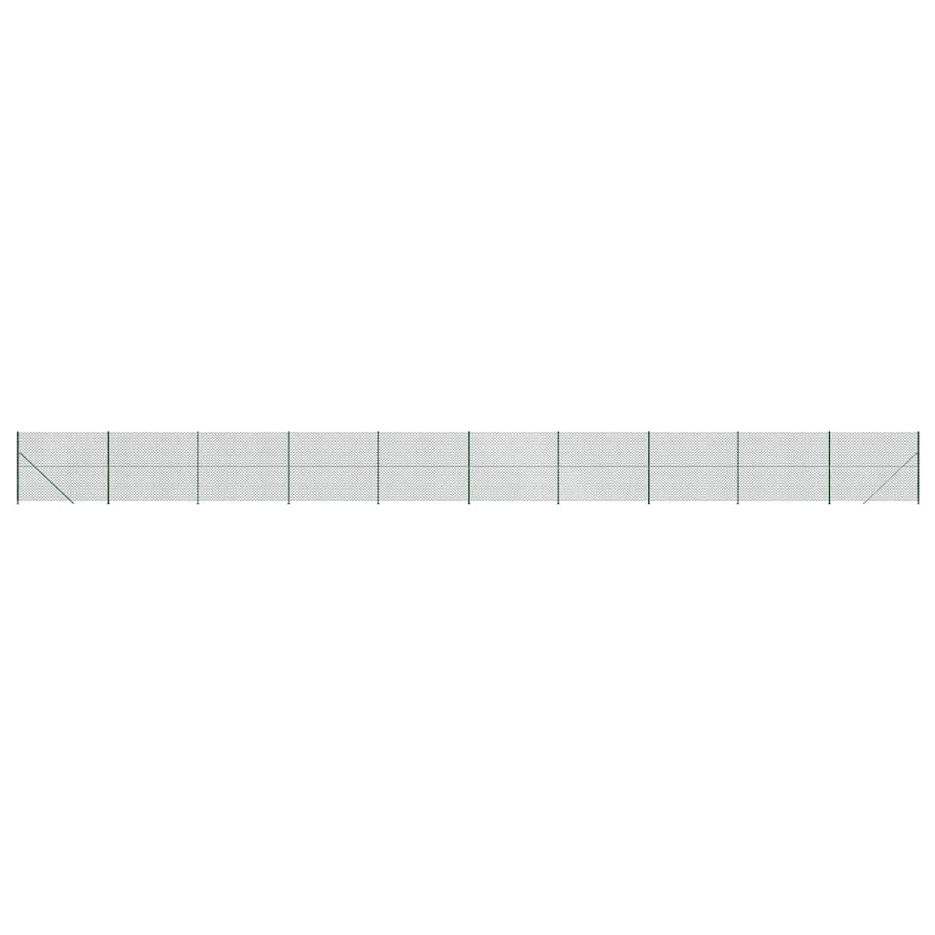 Cerca de alambre con brida verde 2,2x25 m