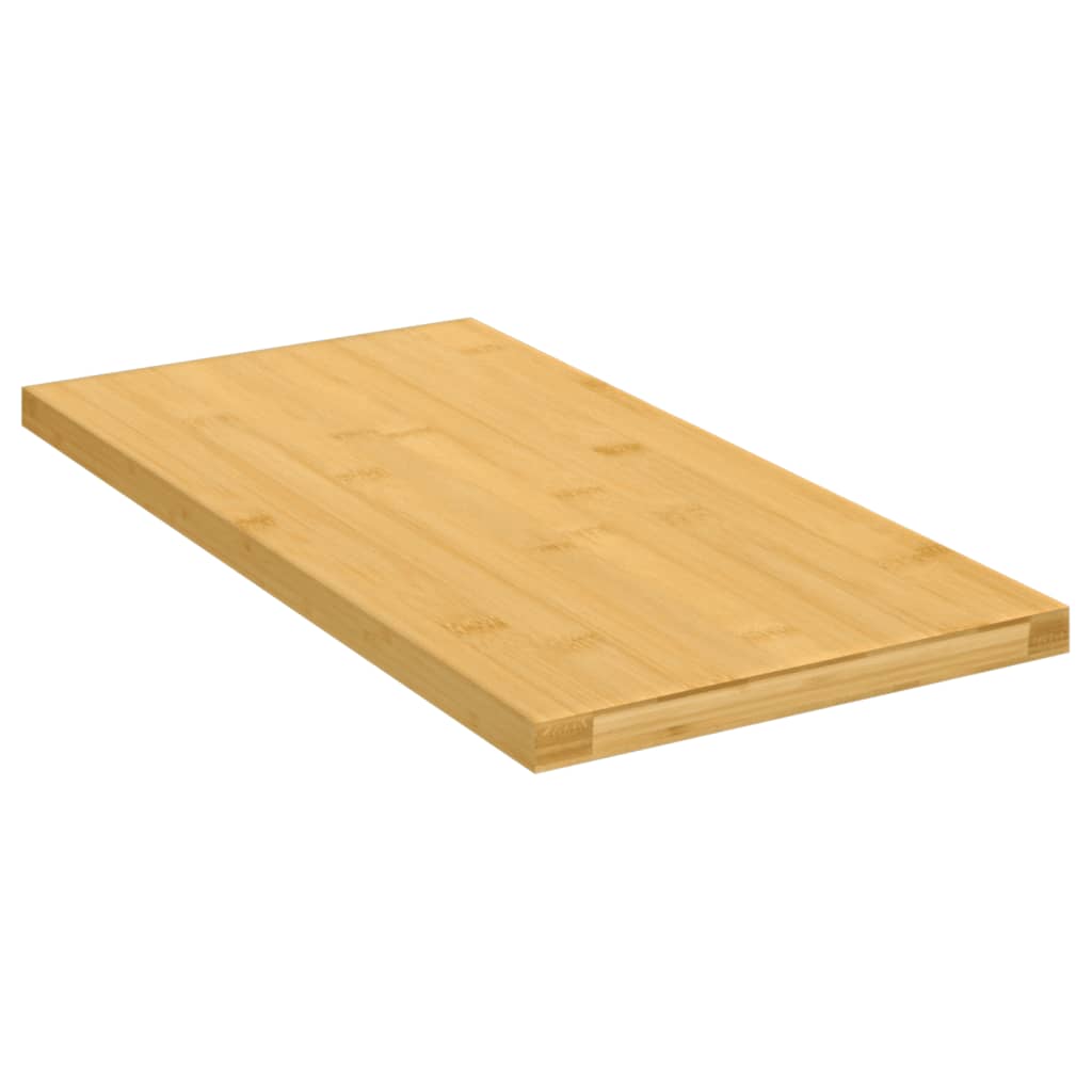 Estante de pared de bambú 100x20x1,5 cm