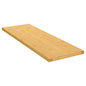 Estante de pared de bambú 100x20x1,5 cm