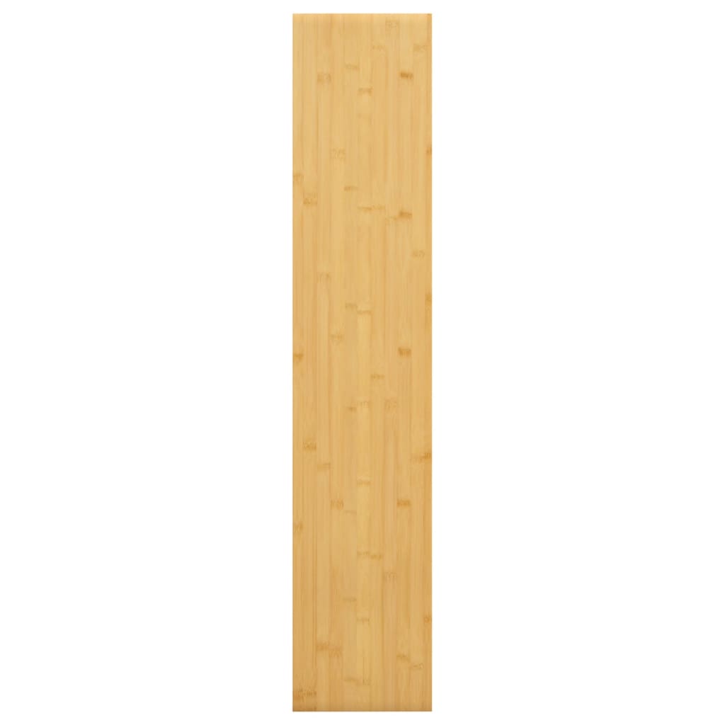 Estante de pared de bambú 100x20x1,5 cm