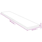 Estante de pared de bambú 100x20x1,5 cm