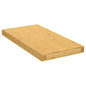 Estante de pared de bambú 100x20x1,5 cm