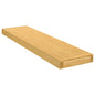 Estante de pared de bambú 100x20x1,5 cm