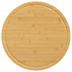 Tablas de cortar 6 uds bambú Ø30x1,5 cm