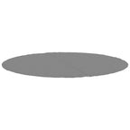 Tapiz de suelo piscina geotextil de poliéster gris claro Ø244cm