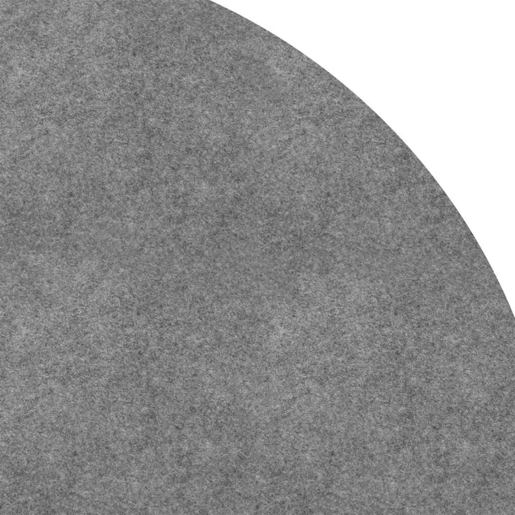 Tapiz de suelo piscina geotextil de poliéster gris claro Ø244cm