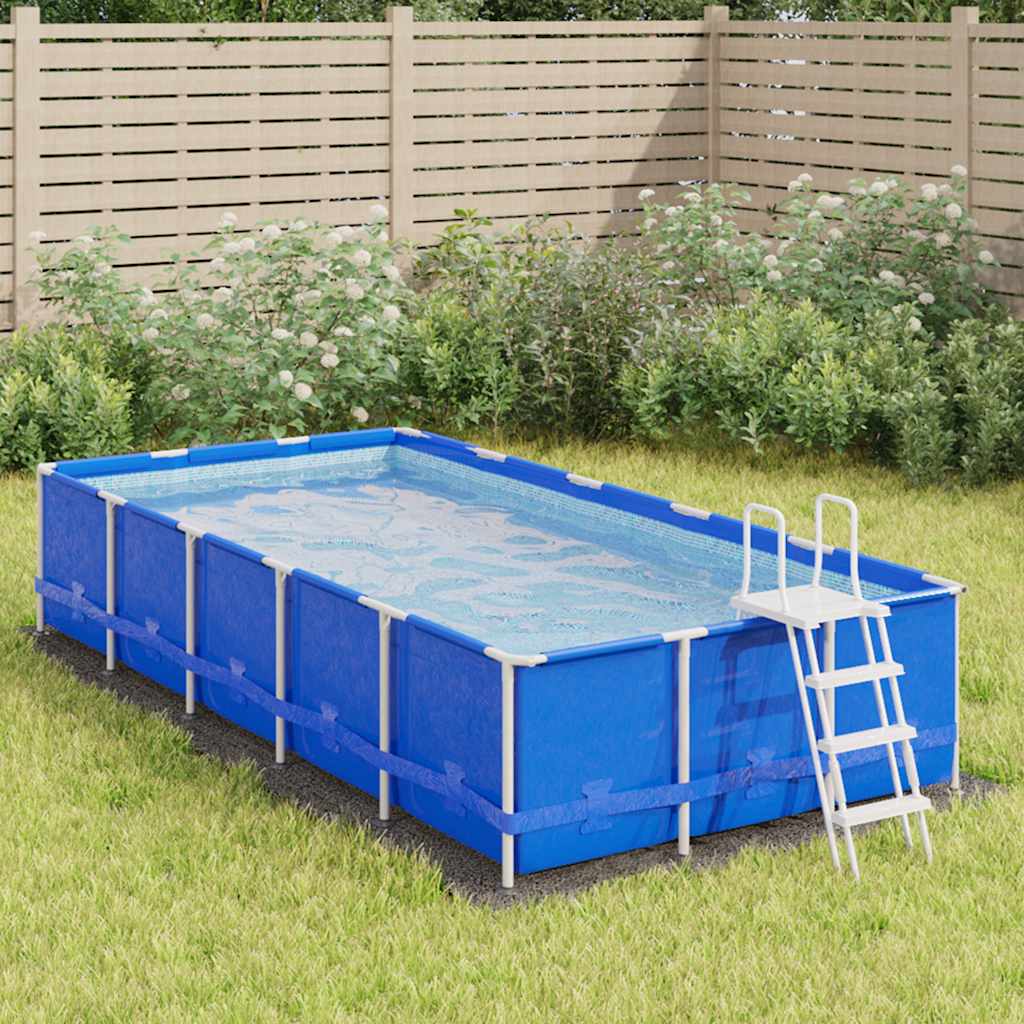 Tapete de chão para piscina geotêxtil de poliéster cinzento claro Ø244cm