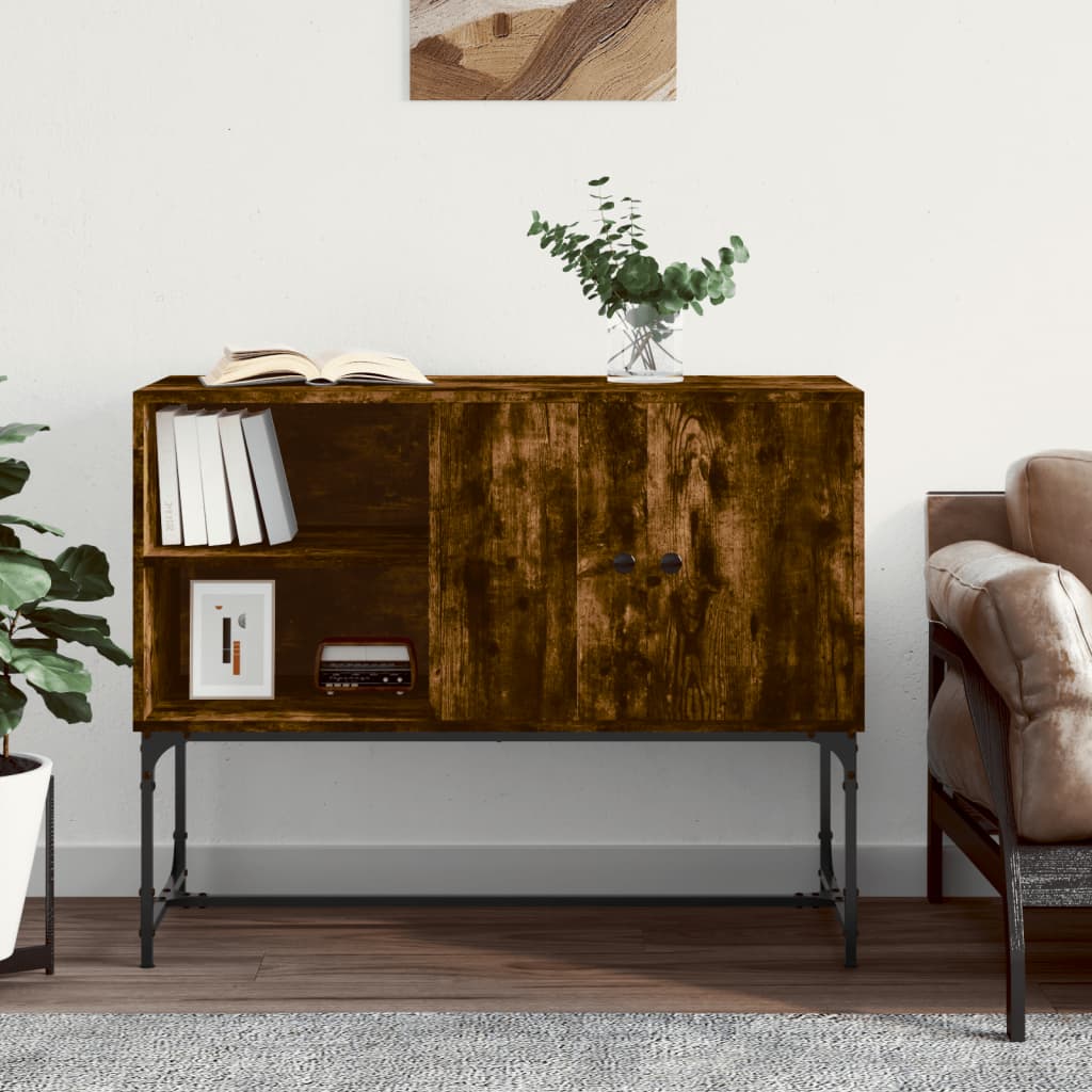 Aparador de madera de ingeniería gris Sonoma 100x40x79,5 cm