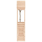 Casa de juegos con pared de escalada madera maciza pino