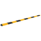 Badén de velocidad caucho amarillo y negro 129x32,5x4 cm