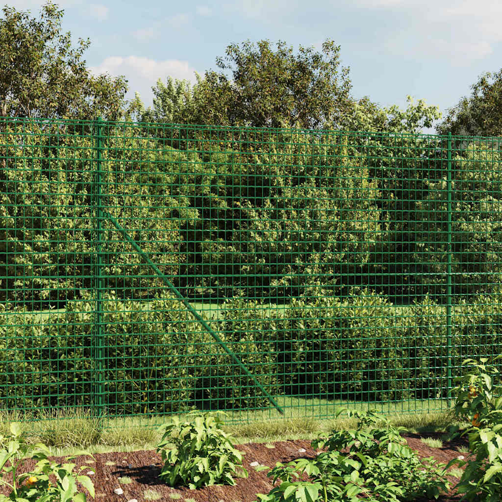 Cerca de alambre de acero galvanizado gris antracita 0,8x25 m
