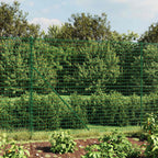 Cerca de alambre de acero galvanizado gris antracita 0,8x25 m
