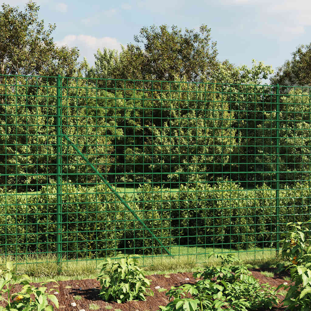 Cerca de alambre de acero galvanizado gris antracita 0,8x25 m
