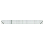 Cerca de alambre con brida verde 0,8x10 m