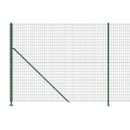 Cerca de alambre con brida verde 1,4x10 m